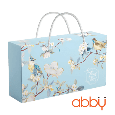 Hộp giấy 2 bánh trung thu 125-250g mẫu Thu Điểu