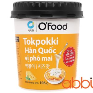 Bánh gạo Tokbokki O'Food vị Phô Mai 105g