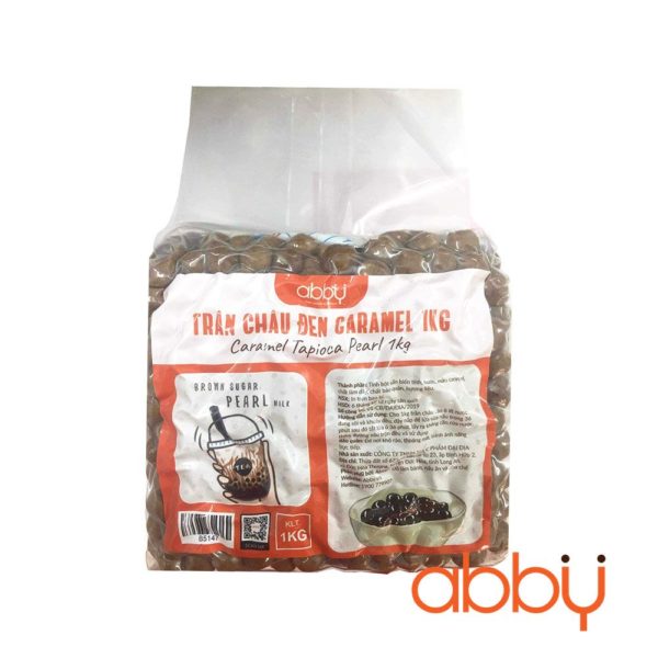 Trân châu đen caramel Abby 1kg