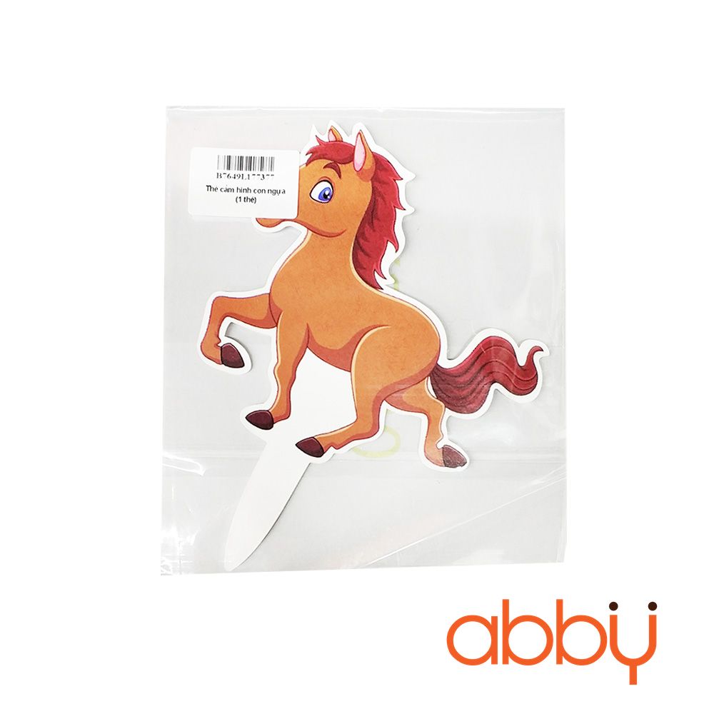 Thẻ cắm hình con ngựa - Abby - Đồ làm bánh, nấu ăn và pha chế