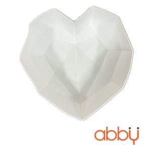 Khuôn silicon hình trái tim kim cương to (khoảng 18cm)