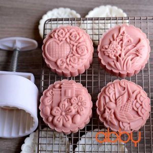 Khuôn nhấn lò xo 150g 4 mặt Én mừng hoa xuân 2023