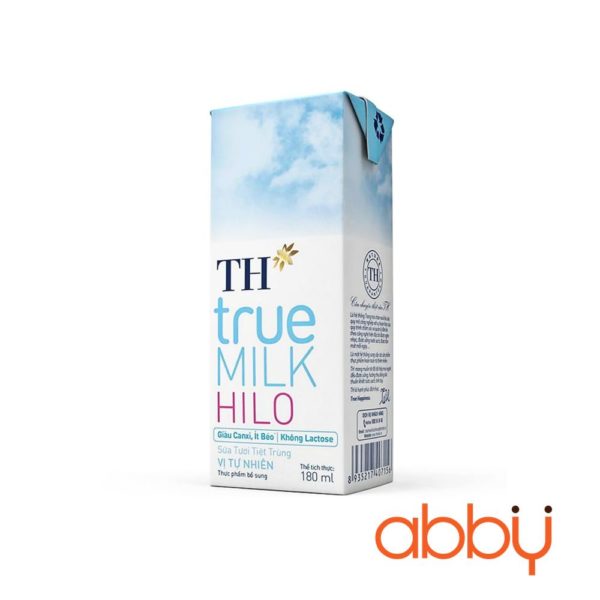Sữa tươi tách béo TH True HILO 180ml
