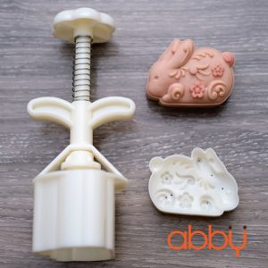 Khuôn nhấn lò xo 75g 1 mặt Thỏ thiên cung