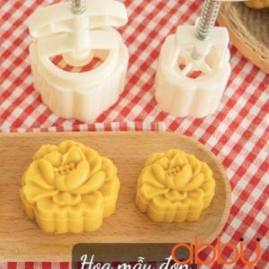 Khuôn nhấn lò xo 75g 1 mặt Mẫu đơn