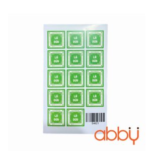 Tem nhân lá dứa có NSX/HSD (14 tem)