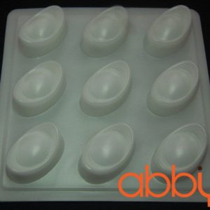 Khuôn thạch nhựa 9 ô đồng tiền vàng