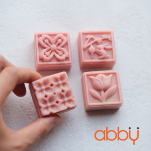 Khuôn nhấn lò xo 50g 4 mặt vuông Thỏ ngọc rước đèn