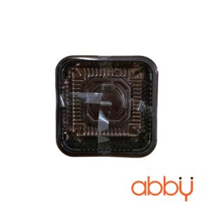 Khay nhựa 9cm đựng bánh Trung Thu 125-150g nâu cà phê PP (50 chiếc)