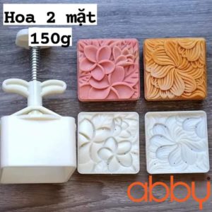 Khuôn nhấn lò xo 50g 1 mặt hoa sứ