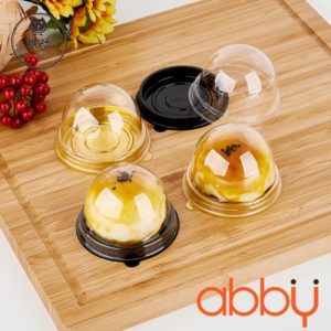 Hộp nhựa tròn XY68 7.5x5.5cm (10 chiếc)