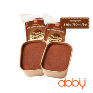 Set nguyên liệu làm tiramisu truyền thống tiện lợi