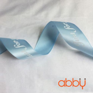 Ruy băng JFY màu xanh (1m)