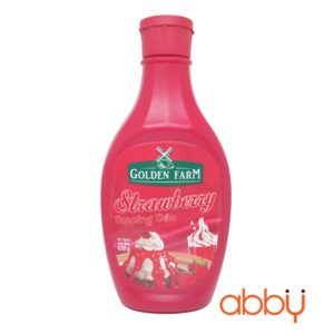 Topping sốt siro dâu Golden farm 630g