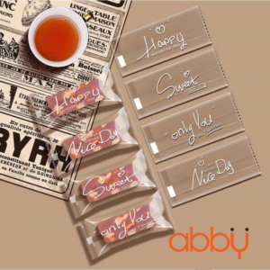 Túi đựng kẹo nougat trong suốt mix mẫu 9.5x4cm (100 chiếc)