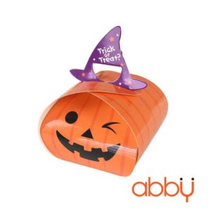 Hộp giấy đựng kẹo bánh bí đỏ 6x6cm (5 chiếc)