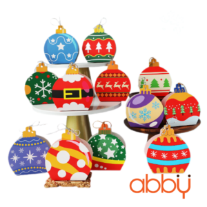 Hộp giấy quả châu đựng bánh kẹo 10x11cm (mẫu ngẫu nhiên)