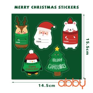 Hình dán Giáng sinh 5 hình/tờ