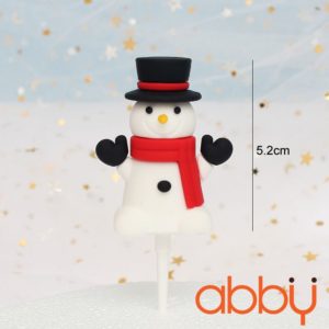 Que cắm nhựa người tuyết