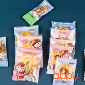 Túi đựng bánh quy vịt con 7x10cm (100 chiếc)