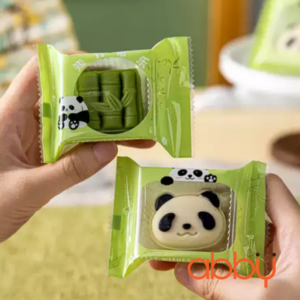 Túi đựng bánh quy gấu trúc 7x10cm (100 chiếc)