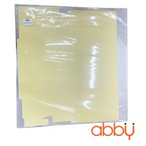 Hộp mica quai xách hình chữ nhật 2 ngăn (màu ngẫu nhiên)