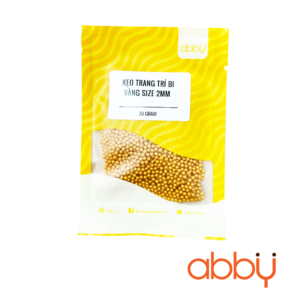 Kẹo trang trí bi vàng size 2mm 20g