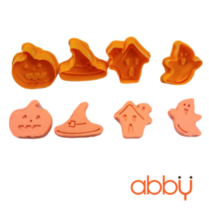 Set 4 khuôn làm bánh quy họa tiết Halloween