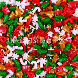 Kẹo trang trí giáng sinh ngôi sao, quả chuông 20g