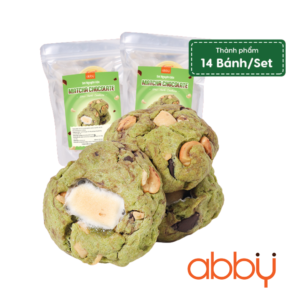 Set nguyên liệu làm bánh Matcha New York cookies