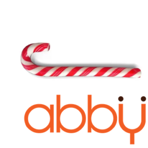 Kẹo gậy đường Giáng sinh màu đỏ 12cm