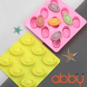 Khuôn silicon 9 thỏi vàng nhỏ