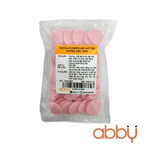 Socola compound nút áo hương dâu 100g