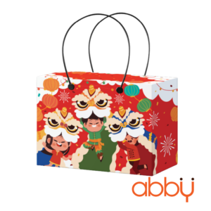 Hộp giấy có quai Lễ hội 18.8x9.2x21cm