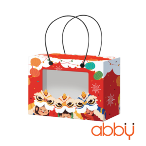 Hộp giấy có quai Lễ hội 28x9.2x21cm