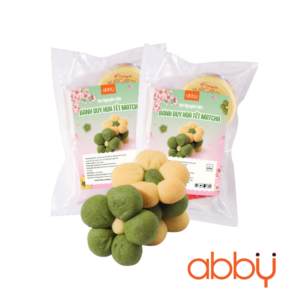 Set nguyên liệu làm bánh quy hình bông hoa matcha