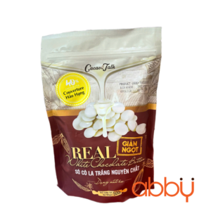 Socola nguyên chất trắng 40% CacaoTalk 500g