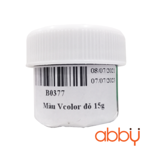 Màu Vcolor đỏ 15g