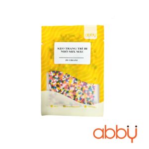 Kẹo trang trí bi nhỏ mix màu 20g