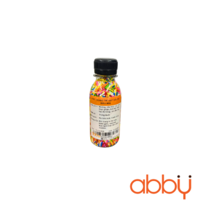 Kẹo trang trí hạt dài mix màu 90g