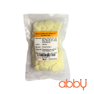 Socola compound trắng nút áo Gana 100g