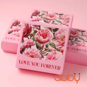 Hộp socola hình vuông 9 viên Love you Forever