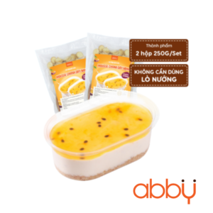 Set nguyên liệu làm bánh mousse chanh leo mini