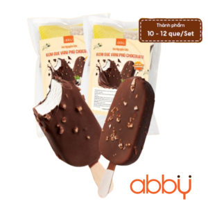 Set nguyên liệu làm kem que vani phủ chocolate vỏ giòn (không kèm khuôn silicon)