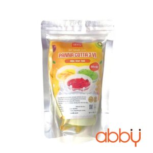 Set nguyên liệu làm Panna Cotta mix 3 vị mận, kiwi, xoài 15 hũ (siêu sốt)