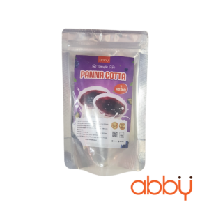 Set nguyên liệu làm Panna Cotta vị việt quất 15 hũ