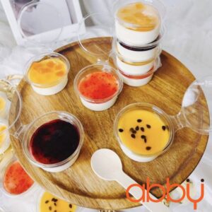 Hũ nhựa đựng sốt nắp liền 4oz (10 chiếc)