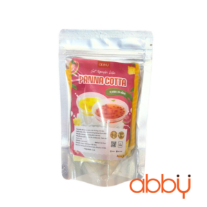 Set nguyên liệu làm Panna Cotta mix 2 vị dứa, ổi hồng 15 hũ