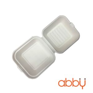 Hộp bento bã mía tự hủy sinh học Loại 1 (1 chiếc)