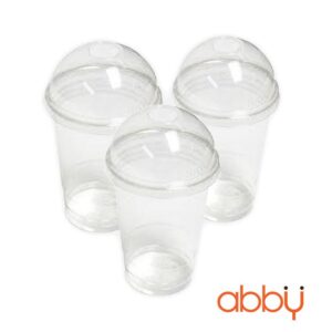 Cốc nhựa PP nắp cầu 500ml (10 chiếc)